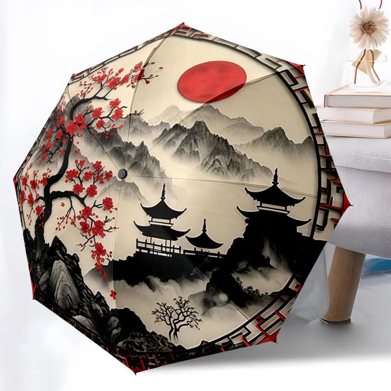 1pc Elegant landscape painting Umbrella - Multifunctional Foldable Umbrella with Durable Iron Frame 8 Ribs for All Seasons Ho (as the picture,Iron&8K)
1pc Elegant landscape painting Umbrella - Multifunctional Foldable Umbrella with Durable Iron Frame 8 Ribs for All Seasons Ho (as the picture,Iron&8K)