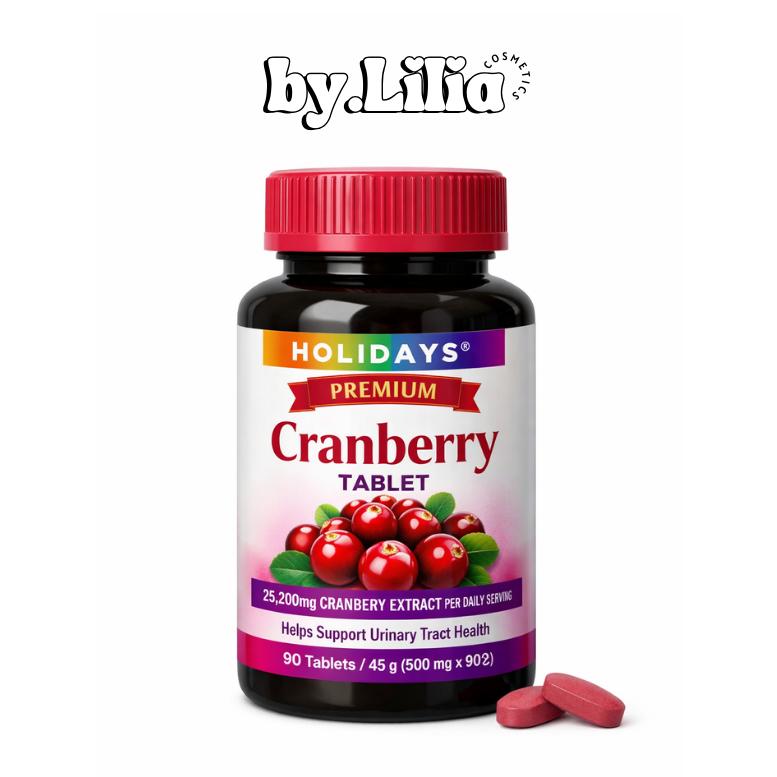 Holidays Premium Cranberry Tablets 90 Tablets
Holidays Premium Cranberry Tablets 90 Tablets