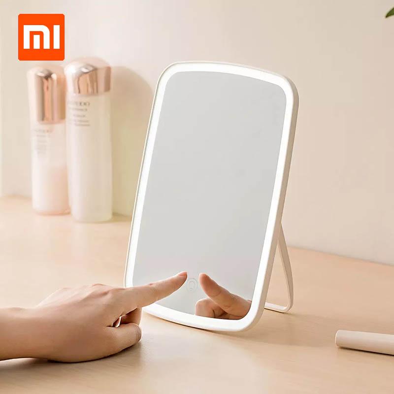 Зеркало для макияжа Xiaomi со светодиодным косметическим зеркалом с сенсорным диммером Подставка для батарейного отсека для настольной ванной и спальни белый
Зеркало для макияжа Xiaomi со светодиодным косметическим зеркалом с сенсорным диммером Подставка для батарейного отсека для настольной ванной и спальни белый