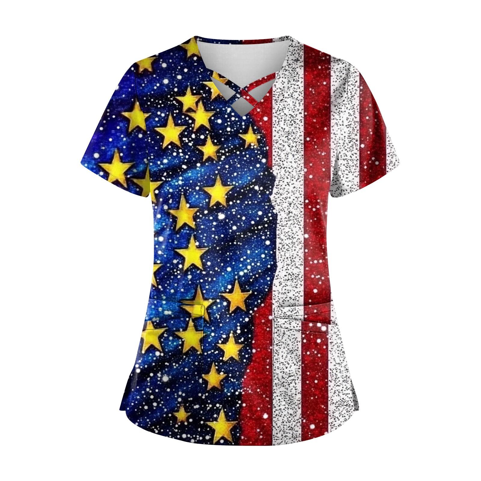 Женский топ с коротким рукавом и V-образным вырезом, принтом и карманом Dry-nurse M жёлтый
Женский топ с коротким рукавом и V-образным вырезом, принтом и карманом Dry-nurse M жёлтый