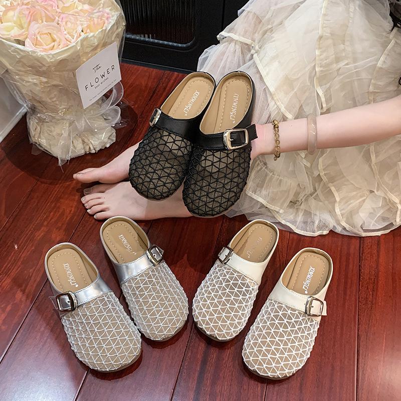 Soft-soled women s shoes are versatile with one pedal 2025 cool slippers Baotou new women s lazy summer half slippers 35 срібний
Soft-soled women s shoes are versatile with one pedal 2025 cool slippers Baotou new women s lazy summer half slippers 35 срібний