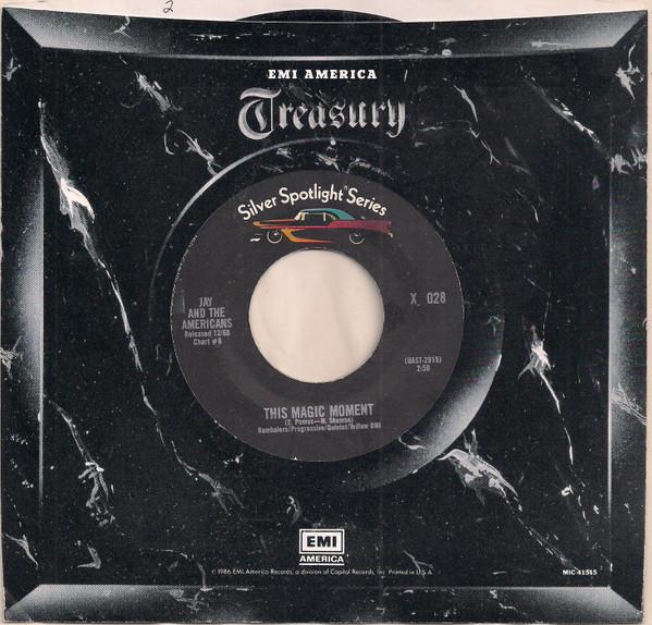 7inch Record JAY & THE AMERICANS - This Magic Moment / Walking In The XW028 Silver Spotligh 1984 US Rock Used
7inch Record JAY & THE AMERICANS - This Magic Moment / Walking In The XW028 Silver Spotligh 1984 US Rock Used