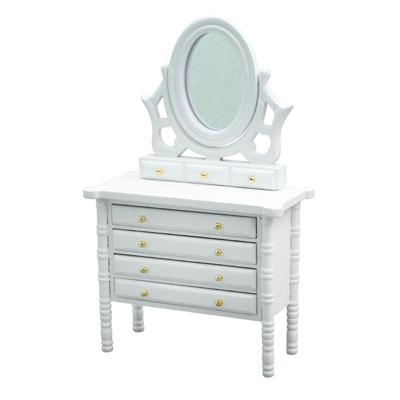 1:12 Doll House Dresser Mini Mirror Drawers Dressing Table Bedroom Decor Doll House Furniture Toy Micro Landscape DIY
1:12 Doll House Dresser Mini Mirror Drawers Dressing Table Bedroom Decor Doll House Furniture Toy Micro Landscape DIY