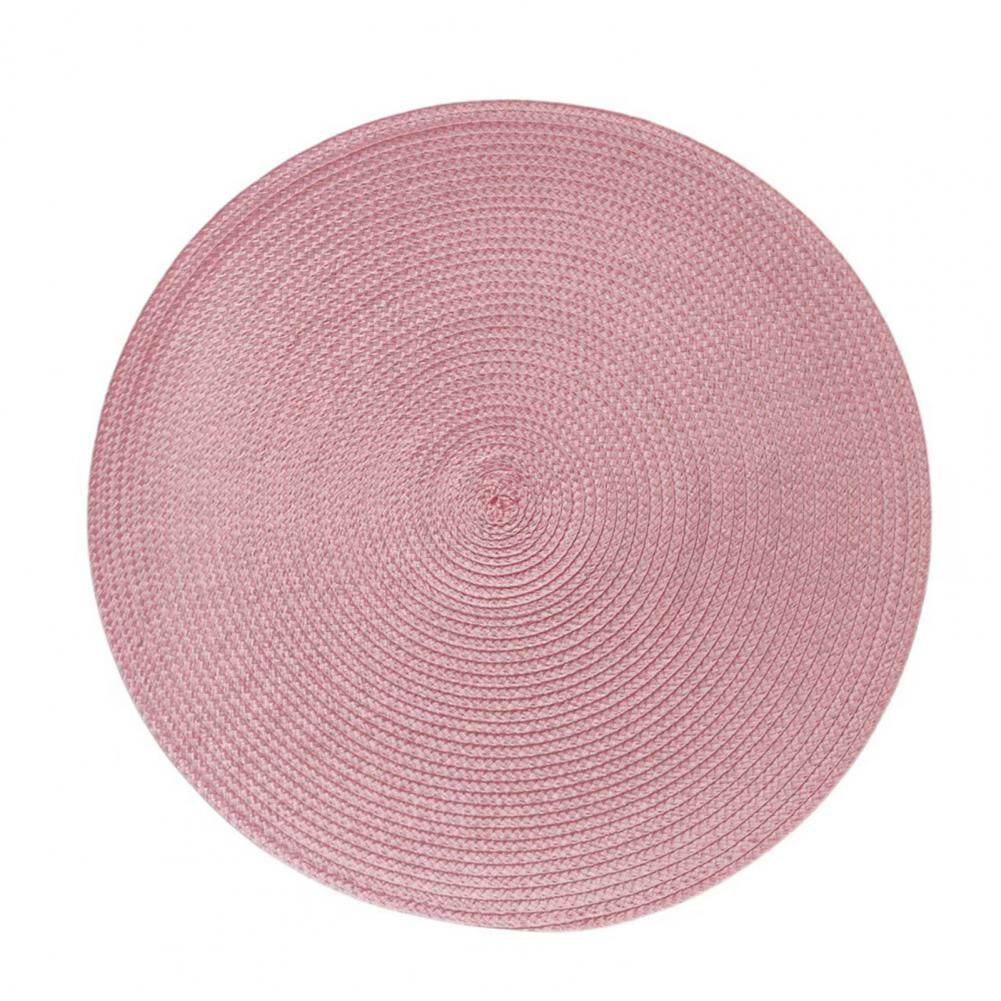 Woven Placemat Round Woven Pp Placemats Set Heat Resistant Table Mats Oil Proof Dining Accessories Easy Clean Kitchen Decor S&Round рожевий
Woven Placemat Round Woven Pp Placemats Set Heat Resistant Table Mats Oil Proof Dining Accessories Easy Clean Kitchen Decor S&Round рожевий