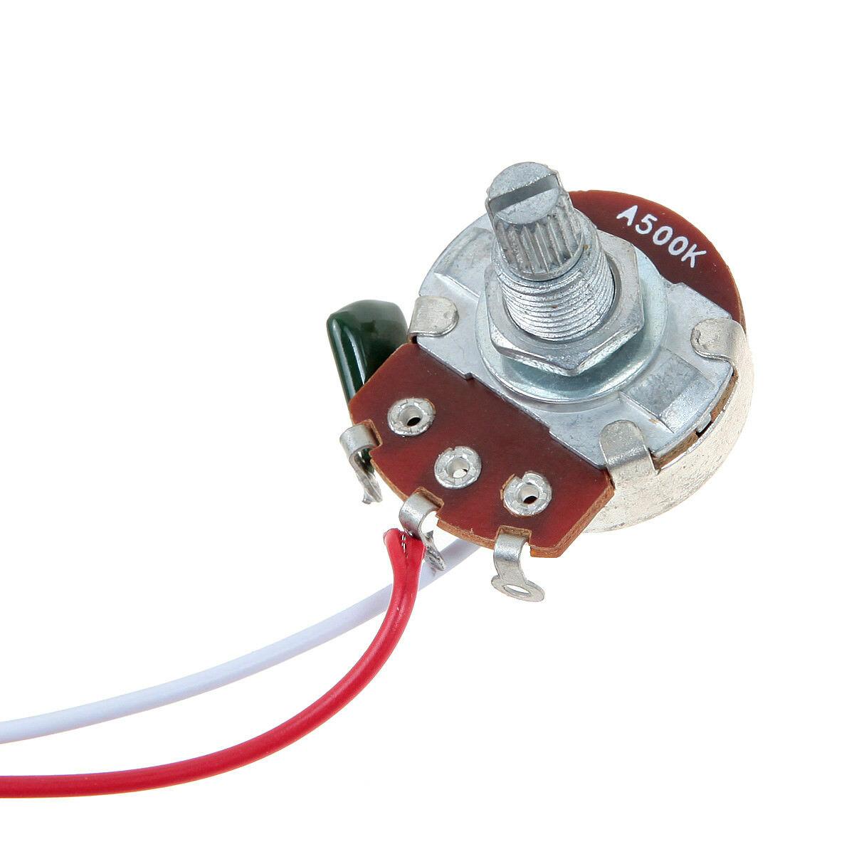 1Pcs Electric Guitar Wiring Harness Prewired Kit 3 Way Toggle Switch 1 Volume 1 Tone 500K Pots For LP Electric Guitar United States
1Pcs Electric Guitar Wiring Harness Prewired Kit 3 Way Toggle Switch 1 Volume 1 Tone 500K Pots For LP Electric Guitar United States