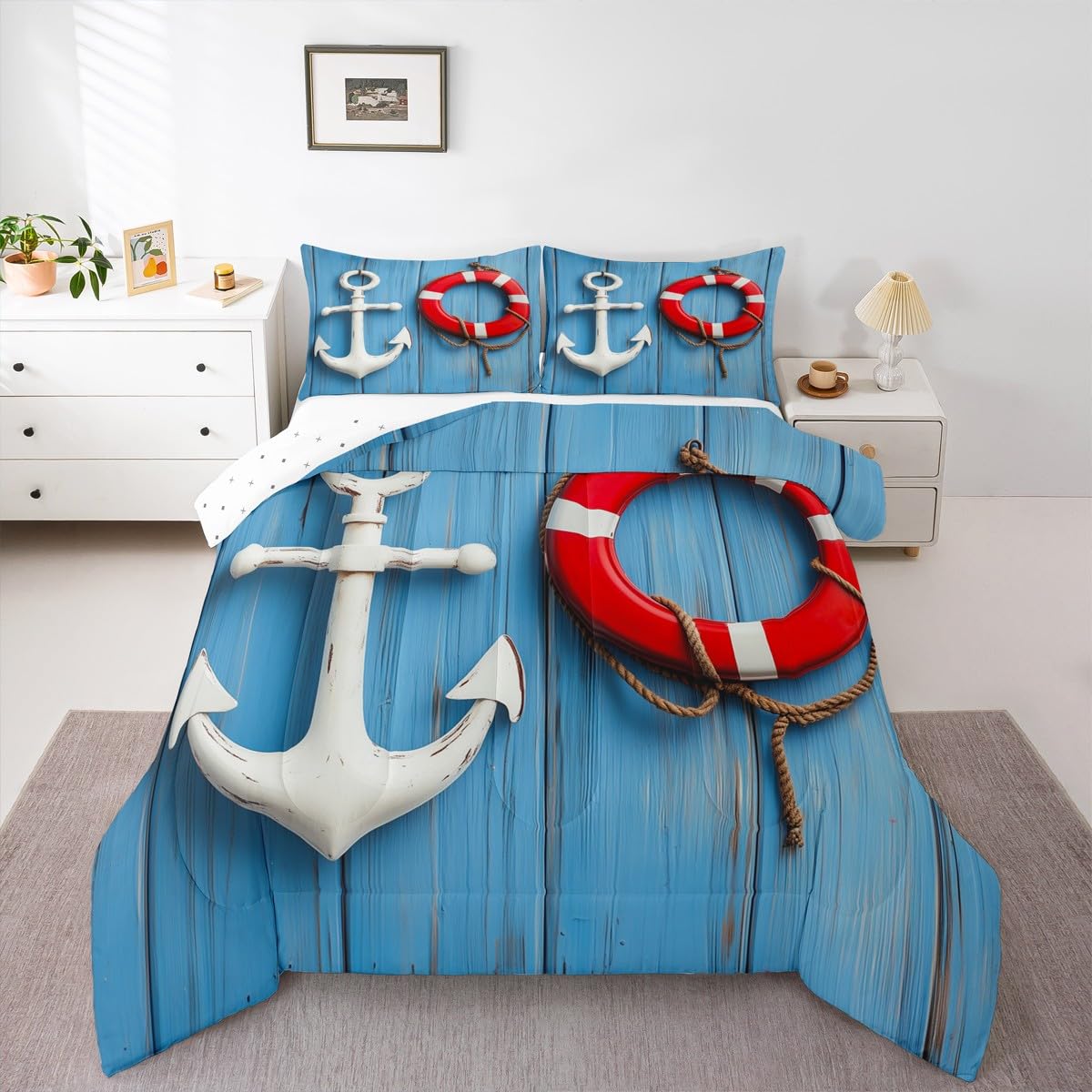 Erosebridal Beach Theme Twin Comforter Set,Cute Starfish Bedding Comforters & Sets Sea Ocean Themed Duvet Coastal Sealife Quilt Comforter,Vi 155x200cm
Erosebridal Beach Theme Twin Comforter Set,Cute Starfish Bedding Comforters & Sets Sea Ocean Themed Duvet Coastal Sealife Quilt Comforter,Vi 155x200cm