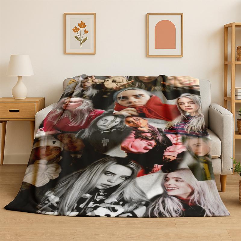 3D Billie Eilish Singer Star Flannel Blanket Soft Warm Throw Blanket for Bedroom Living Room Bed Travel Camping Picnic Gift 75x90cm
3D Billie Eilish Singer Star Flannel Blanket Soft Warm Throw Blanket for Bedroom Living Room Bed Travel Camping Picnic Gift 75x90cm