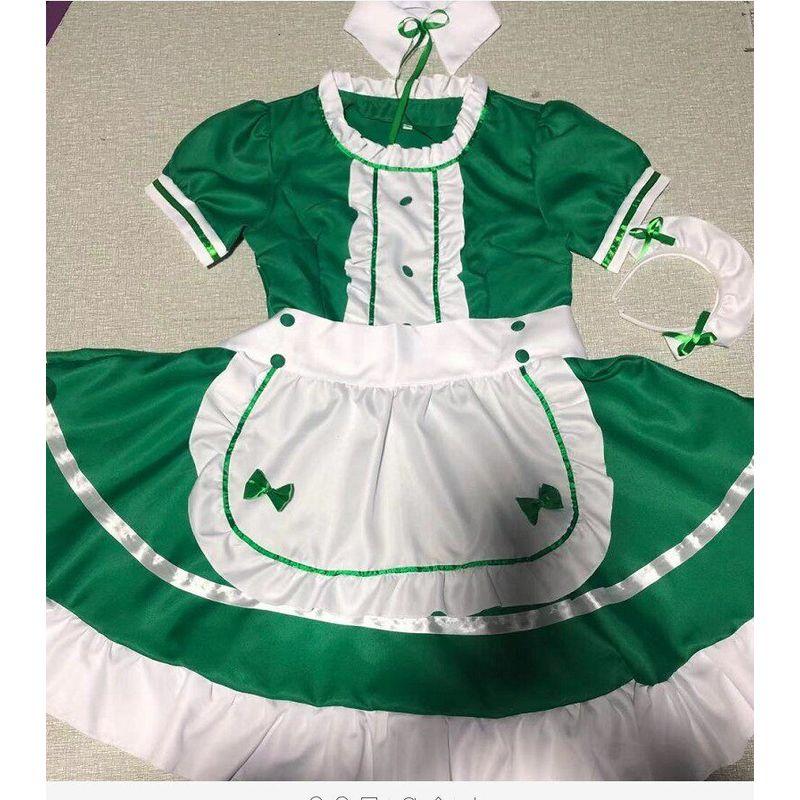 Plus Size Black and White Short-Sleeved Maid Outfit Cosplay Adult Costume Maid Outfit Princess Dress Dress Green XL
Plus Size Black and White Short-Sleeved Maid Outfit Cosplay Adult Costume Maid Outfit Princess Dress Dress Green XL
