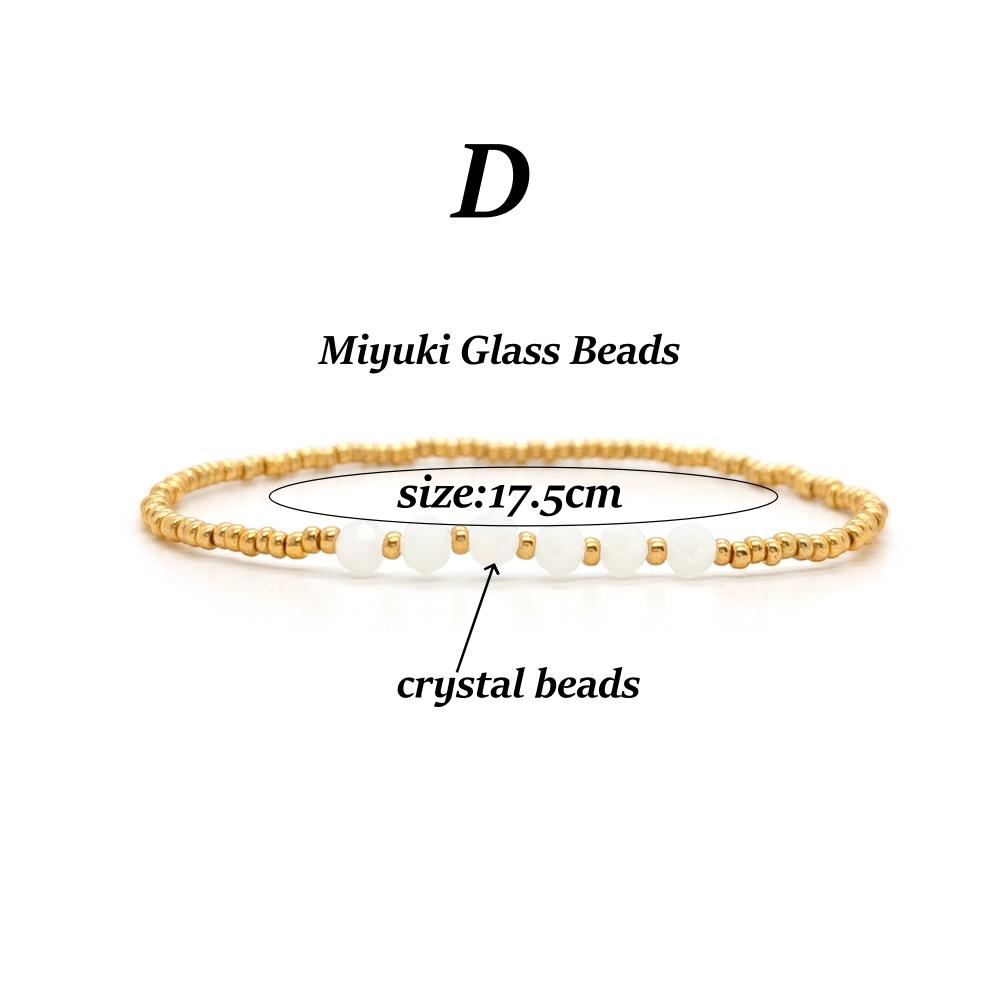 Gold Color Miyuki Glass Beads Dainty Bracelets Lucky Charm Natural Pearl Bracelet for Women Stretch Jewelry Fashion Gift
Gold Color Miyuki Glass Beads Dainty Bracelets Lucky Charm Natural Pearl Bracelet for Women Stretch Jewelry Fashion Gift