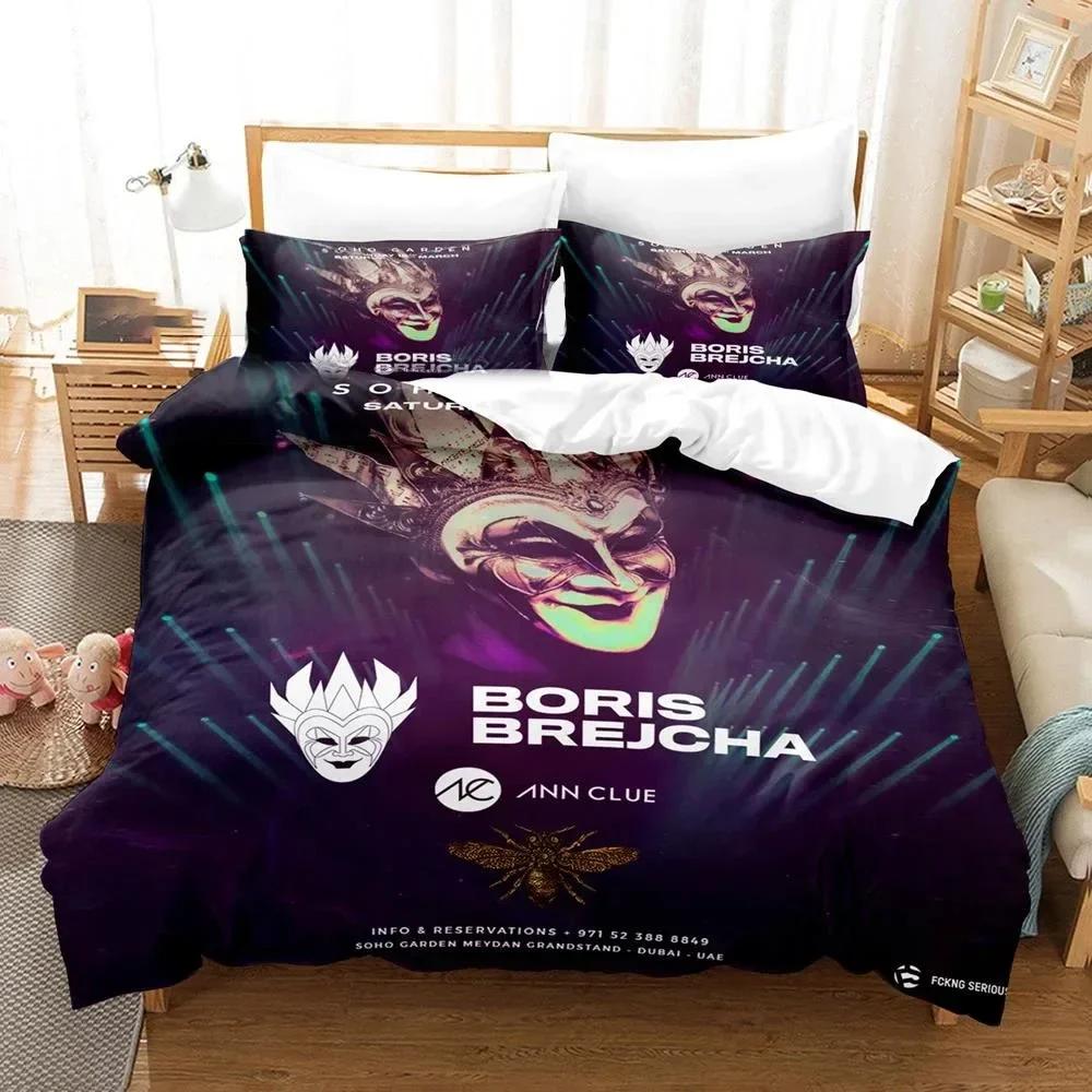 Boris Brejcha Beding Set 3D Printed Suitable for Bedrom Soft with Soft Fabric Duvet Cover Set With Pilowcases Children Kids Home Textile 135*200cm Eu-Single
Boris Brejcha Beding Set 3D Printed Suitable for Bedrom Soft with Soft Fabric Duvet Cover Set With Pilowcases Children Kids Home Textile 135*200cm Eu-Single