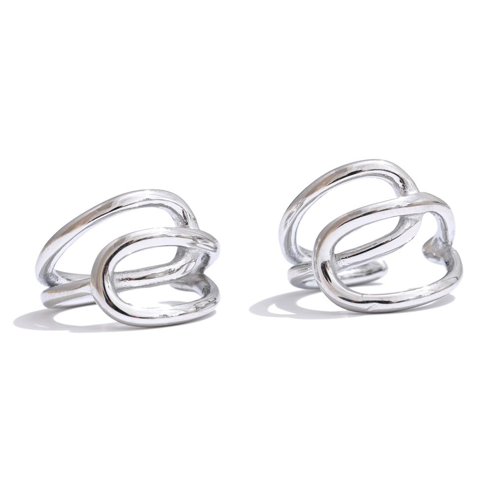Yhpup 2025 Arrivals Stainless Steel Metal Layered Geometric Ear Bone Accessories Smooth Metal Adjustable Ear Clip Earrings
Yhpup 2025 Arrivals Stainless Steel Metal Layered Geometric Ear Bone Accessories Smooth Metal Adjustable Ear Clip Earrings