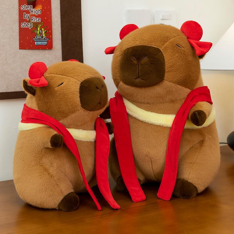 Large Capybara Nezha Plush Pillow - Cute Qiankun Ring Doll, Perfect Birthday Gift. 35cm (0.47kg) красный
Large Capybara Nezha Plush Pillow - Cute Qiankun Ring Doll, Perfect Birthday Gift. 35cm (0.47kg) красный
