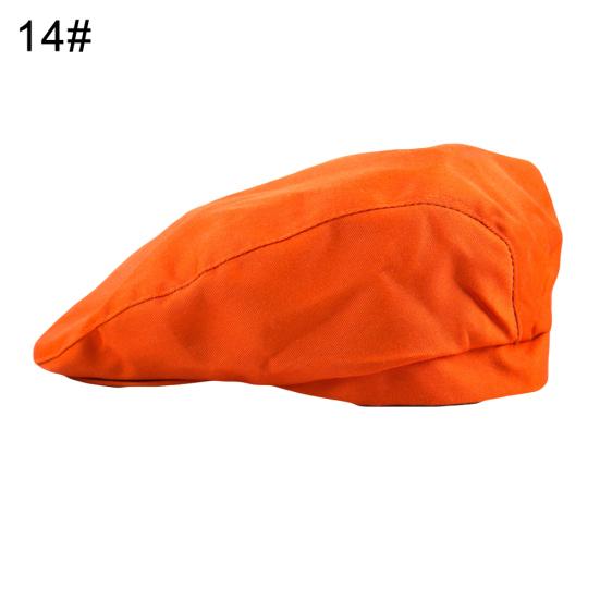 Unisex Beret Geometric Pattern Duck Mouth Style Men Women Pure Color Short Brim Chef Hat for Baker помаранчевий
Unisex Beret Geometric Pattern Duck Mouth Style Men Women Pure Color Short Brim Chef Hat for Baker помаранчевий