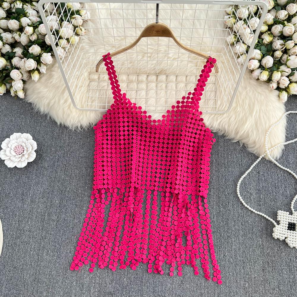 RUGOD Летний дизайн, вязаный крючком, свободный вязаный жилет с полой кисточкой и блузкой без рукавов
RUGOD Летний дизайн, вязаный крючком, свободный вязаный жилет с полой кисточкой и блузкой без рукавов