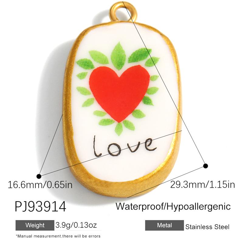 Ceramic Pendants Oval Printed Lemon Lobster Waterproof 304 Stainless Steel Gold Plated Charms DIY Necklace 3cm X 1.6cm
Ceramic Pendants Oval Printed Lemon Lobster Waterproof 304 Stainless Steel Gold Plated Charms DIY Necklace 3cm X 1.6cm