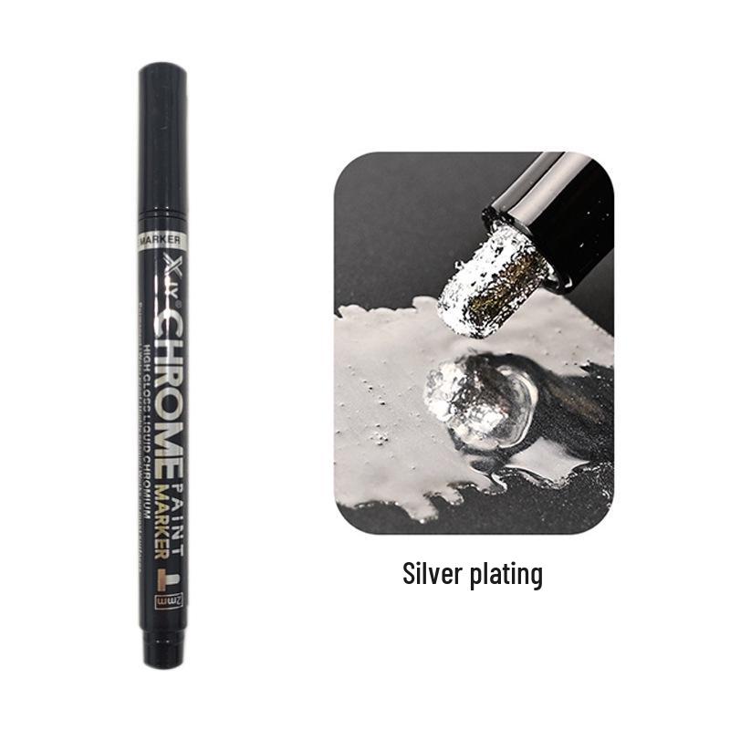 3mm Electroplating Chrome Marker Pen - Perfect for Hand-Painting, Sealing Wax, and Coloring in Copper, Gold, and Silver.
3mm Electroplating Chrome Marker Pen - Perfect for Hand-Painting, Sealing Wax, and Coloring in Copper, Gold, and Silver.