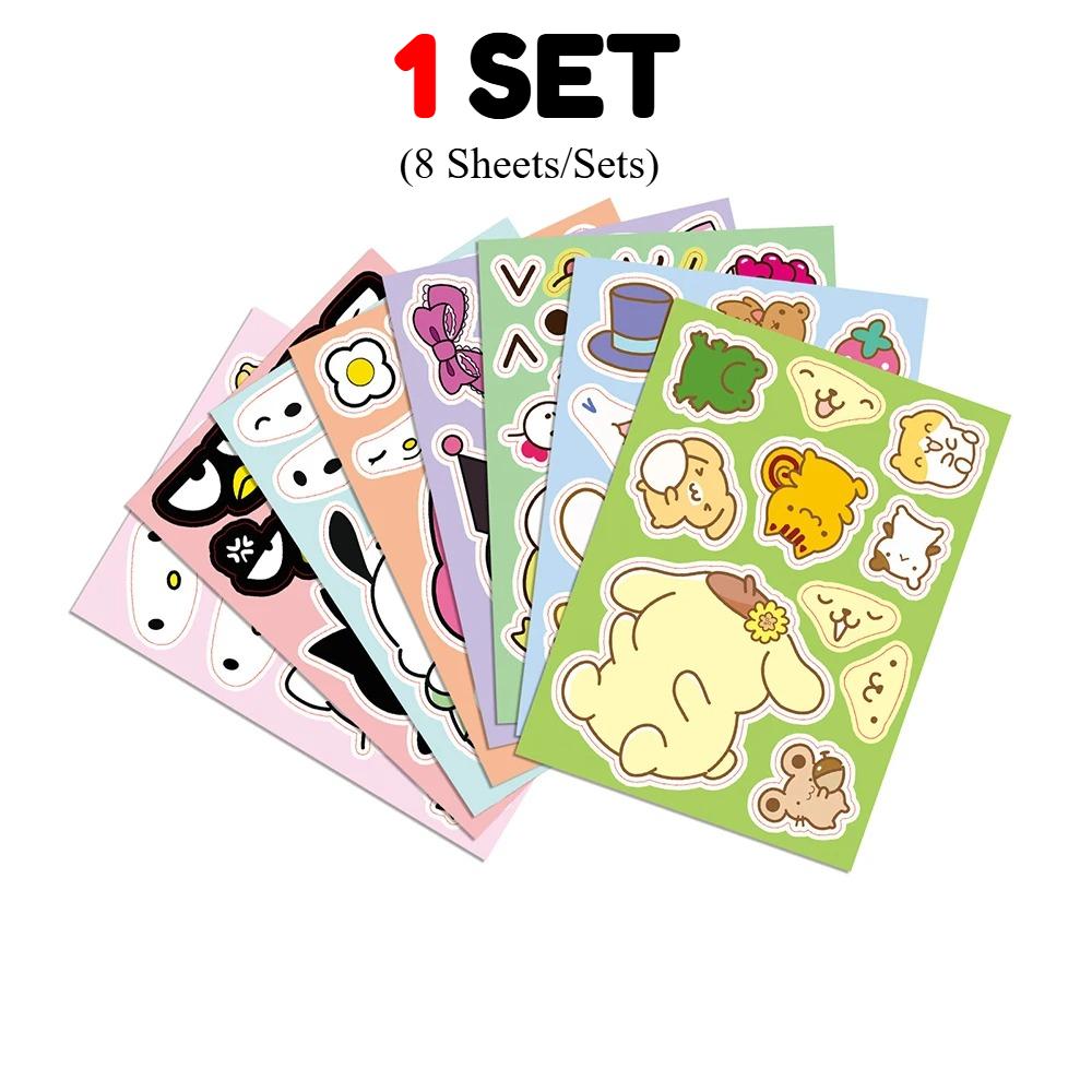 Kids 8Sheets/Set Make A Face Puzzle Sticker Cute Kawaii Anime Funny Children Assembly Jigsaw Diy Stickers Children Educational Toy
Kids 8Sheets/Set Make A Face Puzzle Sticker Cute Kawaii Anime Funny Children Assembly Jigsaw Diy Stickers Children Educational Toy