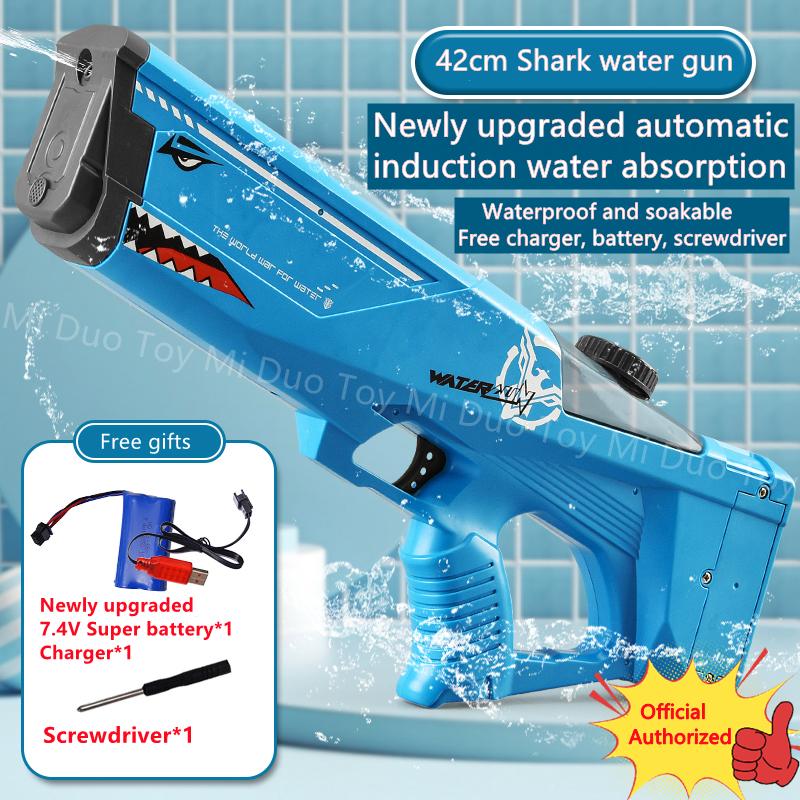 Electric Water Absorption Water Gun Toy 7.4V High Pressure Long-Range Water Pistol Spray Blaster Outdoor Pool Toy for Kids Boy
Electric Water Absorption Water Gun Toy 7.4V High Pressure Long-Range Water Pistol Spray Blaster Outdoor Pool Toy for Kids Boy