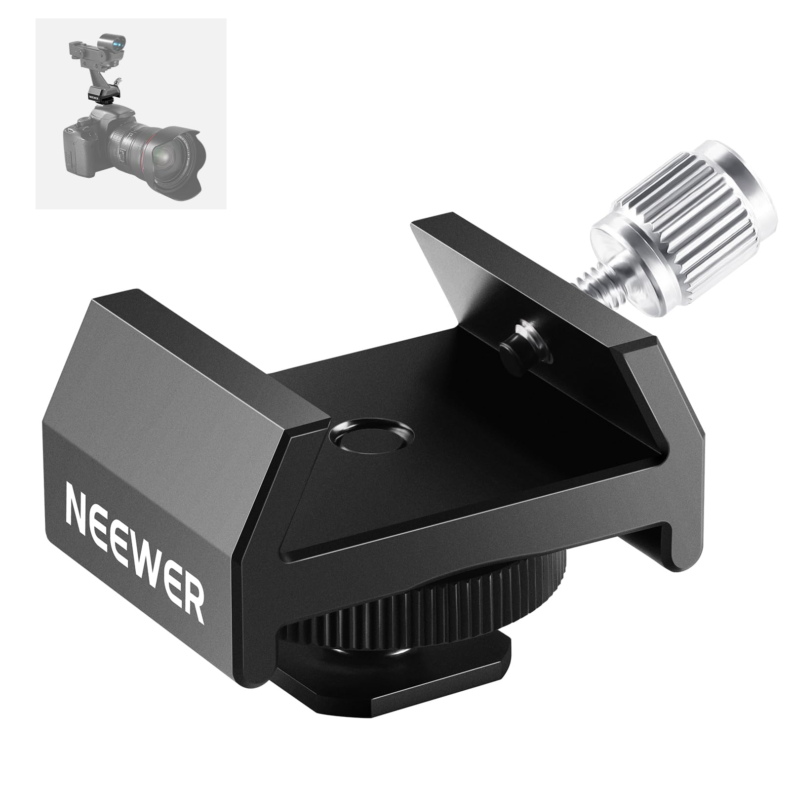 NEEWER Telescope Finderscope Mount Adapter All Metal with Cold Shoe Screw for Camera Hot Shoe Mount Standard Finder Dovetail Base for Astrophotography
NEEWER Telescope Finderscope Mount Adapter All Metal with Cold Shoe Screw for Camera Hot Shoe Mount Standard Finder Dovetail Base for Astrophotography