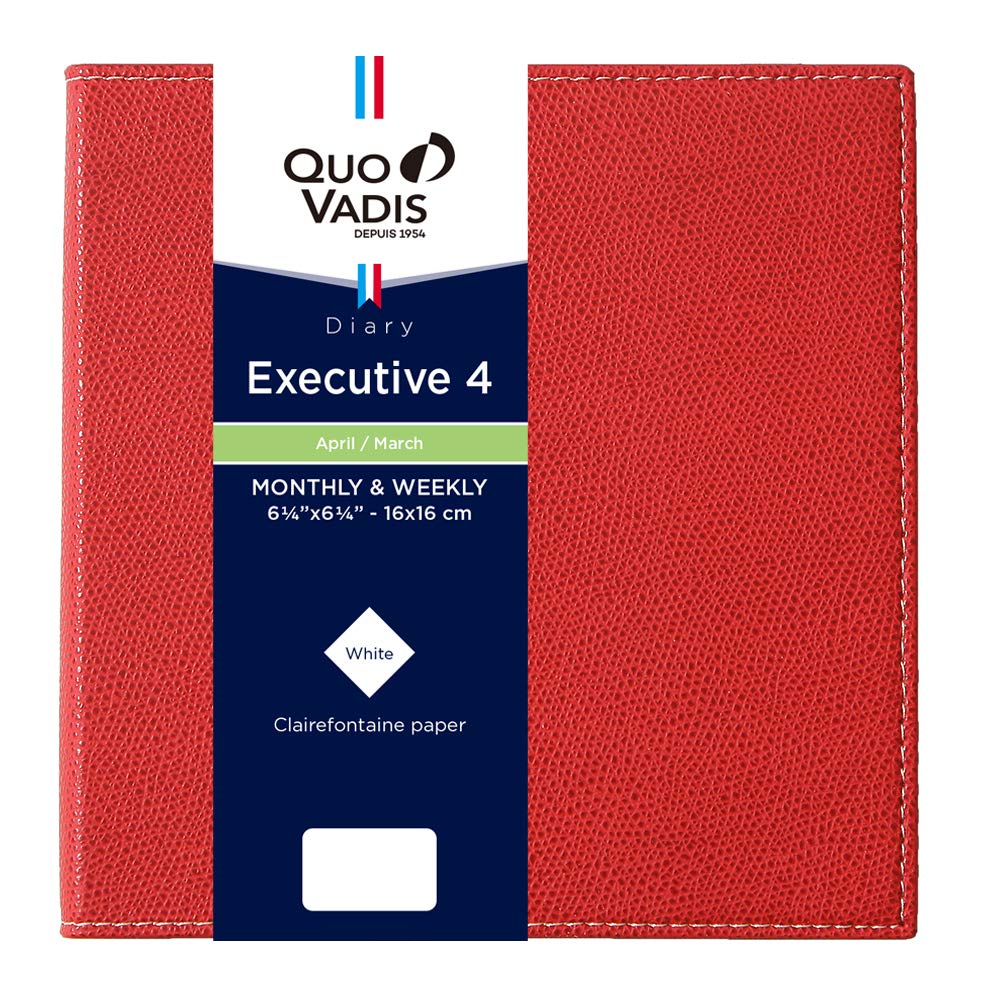 QUOVADIS Diary Executive 4/Club (Weekly Vertical, Square Size 16x16cm) Red qv66202rd червоний
QUOVADIS Diary Executive 4/Club (Weekly Vertical, Square Size 16x16cm) Red qv66202rd червоний