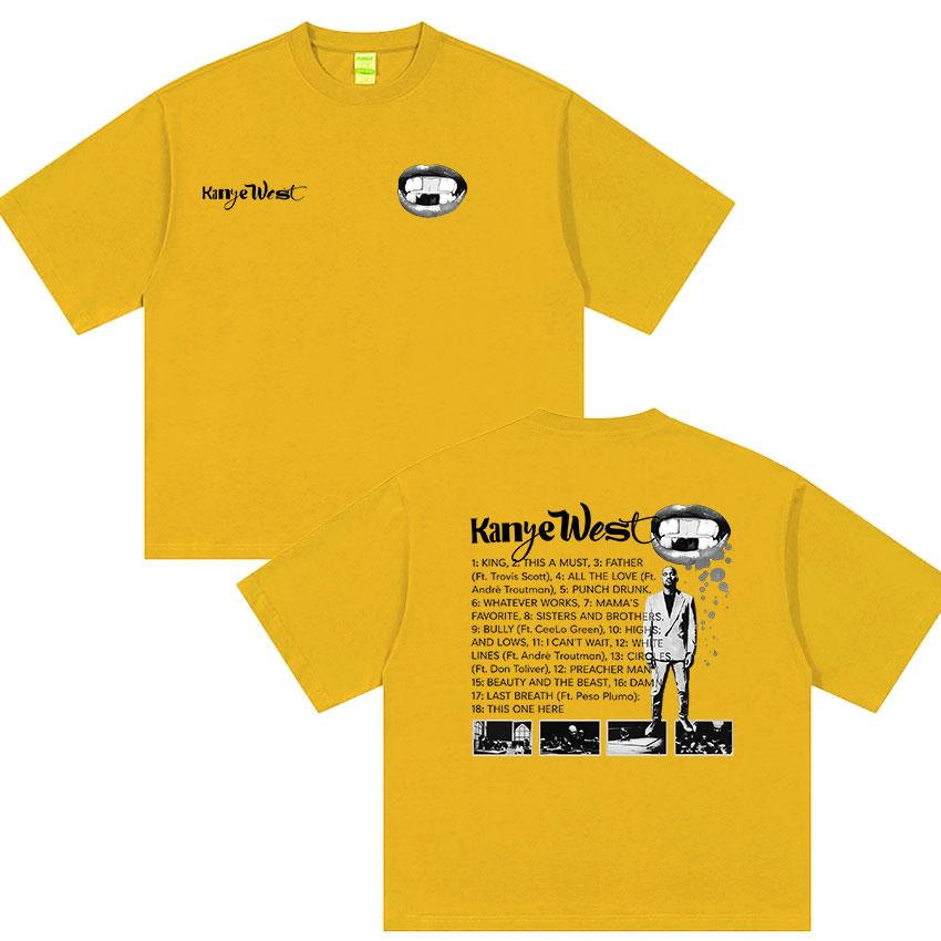 Rapper Kanye West Tour Album 2026 Graphic Tshirts UNISEX Vintage Fashion Oversized Cotton Y2K Tshirt Hip Hop Street Clothing Top S
Rapper Kanye West Tour Album 2026 Graphic Tshirts UNISEX Vintage Fashion Oversized Cotton Y2K Tshirt Hip Hop Street Clothing Top S