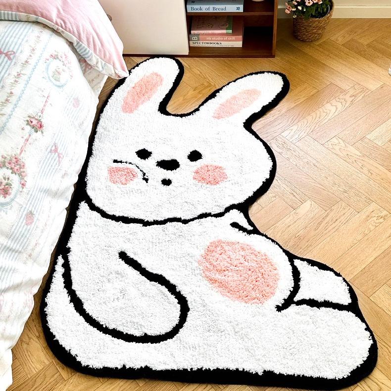 Cartoon rabbit imitation cashmere living room sofa carpet non-slip bedroom bedside blanket floor mat 80x120cm31.5x47.2in
Cartoon rabbit imitation cashmere living room sofa carpet non-slip bedroom bedside blanket floor mat 80x120cm31.5x47.2in