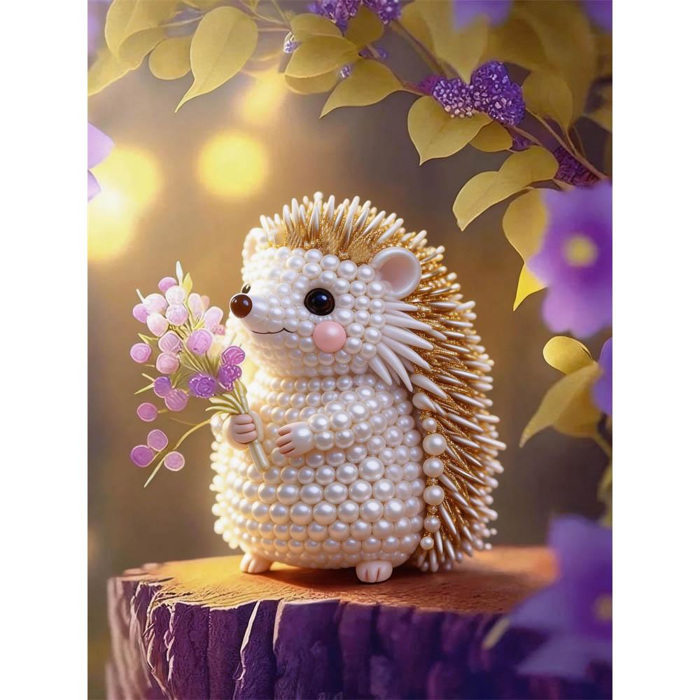 5D DIY Frameless Pearl Painting Hedgehog and Flower Pattern Painting Kit Suitable for Home Living Room Bedroom and Other Wall Decoration Art Paintings 30x40cm
5D DIY Frameless Pearl Painting Hedgehog and Flower Pattern Painting Kit Suitable for Home Living Room Bedroom and Other Wall Decoration Art Paintings 30x40cm