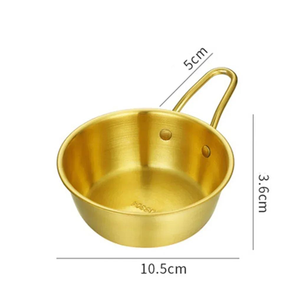 Outdoor Sport Rice Wine Bowl Rice Bowl Korean Seasoning Bowl Color Silver Gold Thickened With Handle L 12x5x4cm
Outdoor Sport Rice Wine Bowl Rice Bowl Korean Seasoning Bowl Color Silver Gold Thickened With Handle L 12x5x4cm