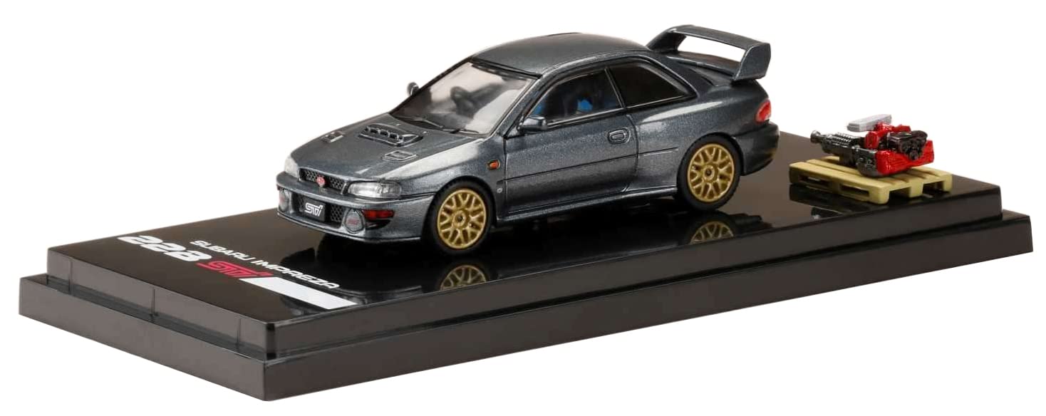 HJ64 Subaru Impreza 22B STi Version with engine display model Cool Gray Metallic Finished product HJ641041GM 1/64 (GC8 modified) / (custom color)
HJ64 Subaru Impreza 22B STi Version with engine display model Cool Gray Metallic Finished product HJ641041GM 1/64 (GC8 modified) / (custom color)