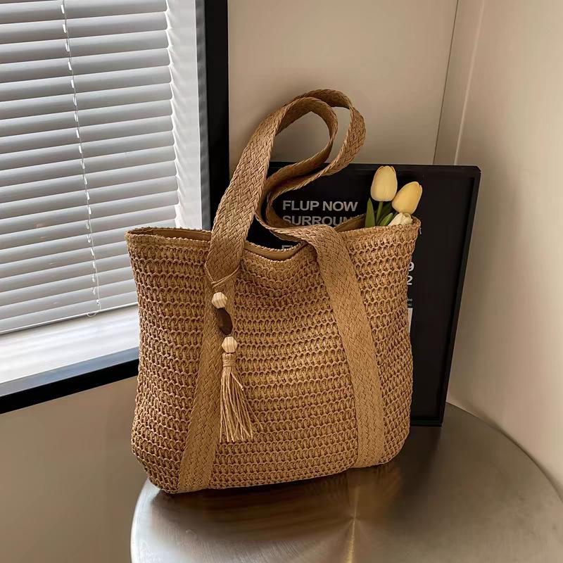 Beach bag large capacity portable shoulder bag summer woven women s bag beach bag women s shoulder bag хакі
Beach bag large capacity portable shoulder bag summer woven women s bag beach bag women s shoulder bag хакі