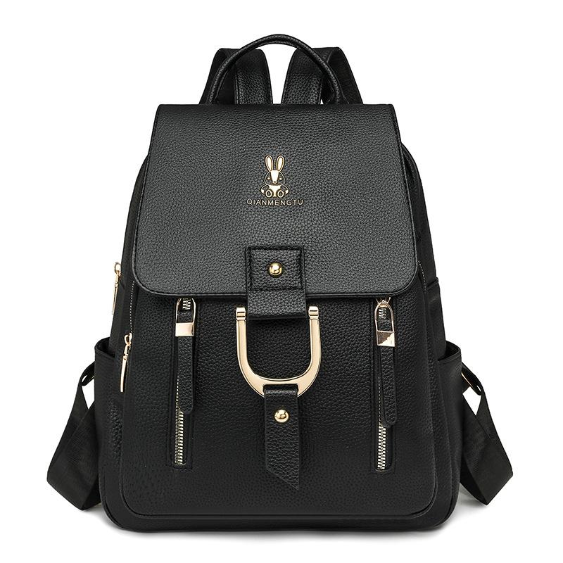 Женский рюкзак из мягкой кожи однотонный дорожный рюкзак чёрный
Женский рюкзак из мягкой кожи однотонный дорожный рюкзак чёрный