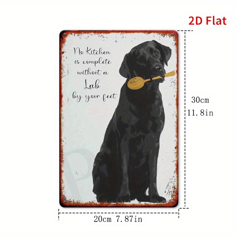 2D Flat, 1pc Black Labrador Metal Wall Art Sign with No Kitchen Complete Without a Lab Quote - Vintage Tin Mural 7.8x11.8 Inch 20x30cm(7.8x11.8inch)
2D Flat, 1pc Black Labrador Metal Wall Art Sign with No Kitchen Complete Without a Lab Quote - Vintage Tin Mural 7.8x11.8 Inch 20x30cm(7.8x11.8inch)