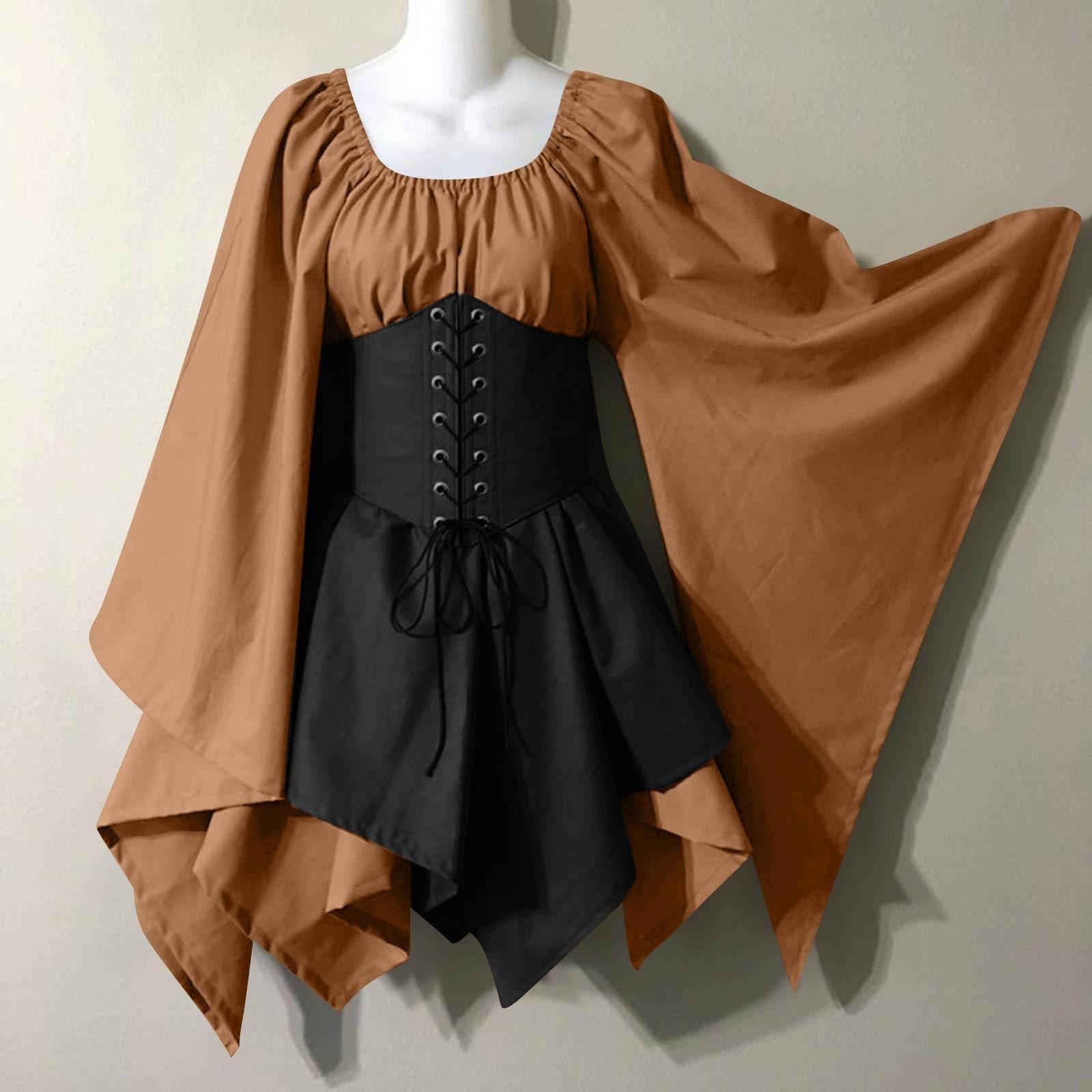 Женское модное винтажное платье с длинным рукавом, вечернее вечернее вечернее платье для косплея XXL
Женское модное винтажное платье с длинным рукавом, вечернее вечернее вечернее платье для косплея XXL