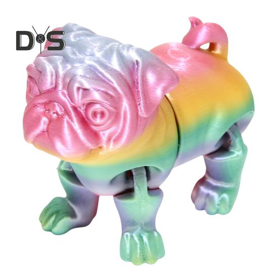 3D-печатная модель собаки, коллекционная игрушка-фиджет, украшение для щенка с подвижными суставами, гибкая игрушка для снятия стресса в виде мопса для стола руководителя C
3D-печатная модель собаки, коллекционная игрушка-фиджет, украшение для щенка с подвижными суставами, гибкая игрушка для снятия стресса в виде мопса для стола руководителя C