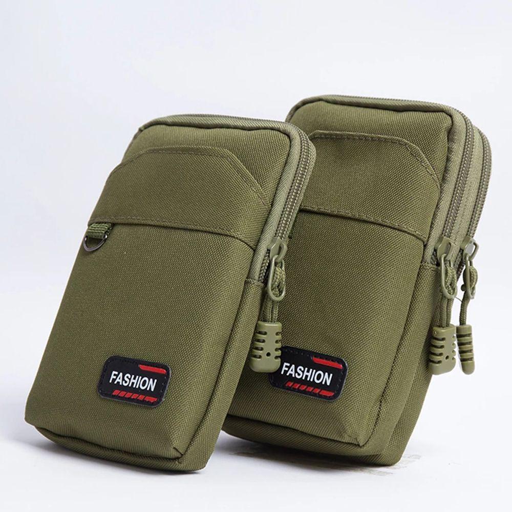 Nylon Colth Single/Double Layer EDC Molle Purse Mobile Phone Bags Waist Fanny Pack Belt Waist Bag Single Khaki
Nylon Colth Single/Double Layer EDC Molle Purse Mobile Phone Bags Waist Fanny Pack Belt Waist Bag Single Khaki