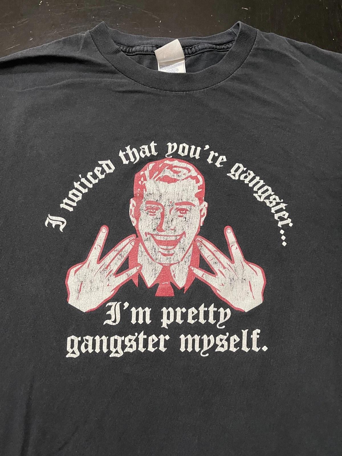 Vintage I m Pretty Gangster Myself T-Shirt, Black, Size: XL M
Vintage I m Pretty Gangster Myself T-Shirt, Black, Size: XL M