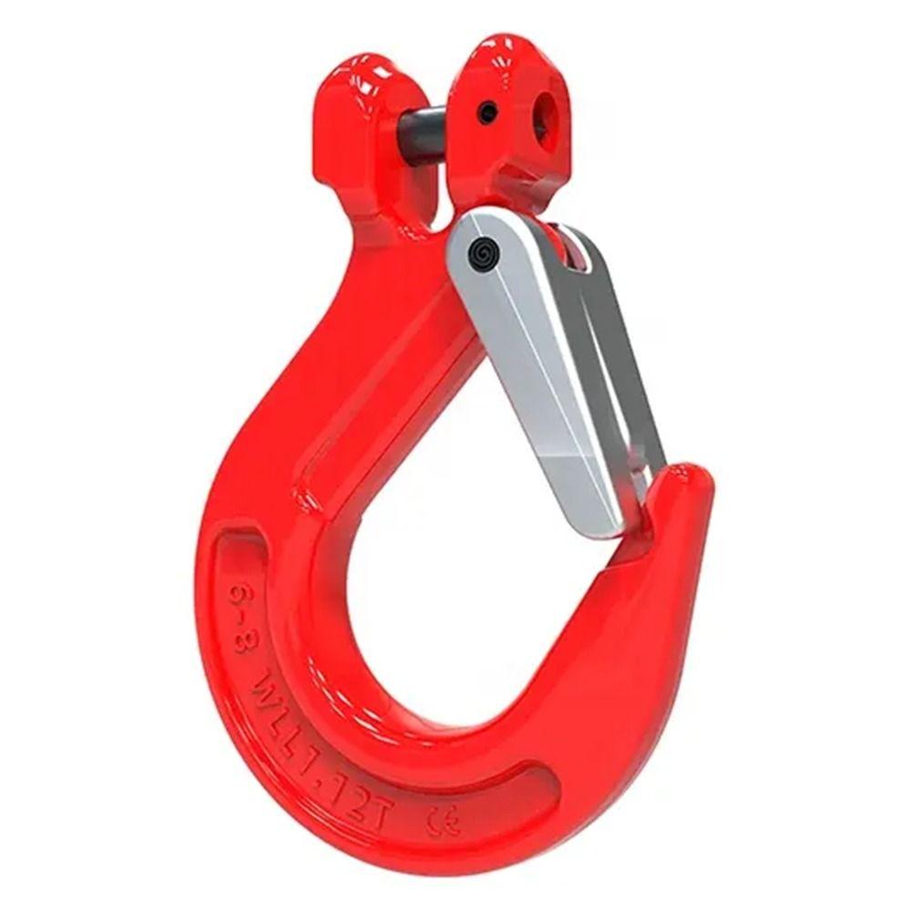 Крюк для стропы Clevis класса 80 с предохранительной защелкой Проушин крюка для стропы Вилочный погрузчик, Подъем, Строительство 
Крюк для стропы Clevis класса 80 с предохранительной защелкой Проушин крюка для стропы Вилочный погрузчик, Подъем, Строительство
