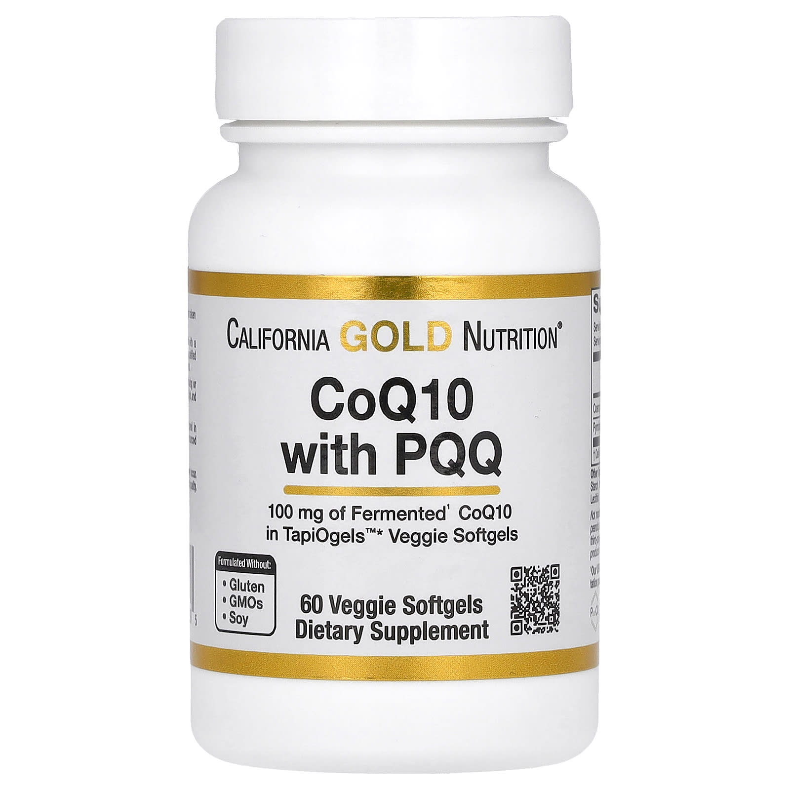 Tapioca Veggie Softgels with Coq10, Pqq, Ubiquinone Usp, Sunflower Lecithin, 100Mg, 60 Veggie Softgels
Tapioca Veggie Softgels with Coq10, Pqq, Ubiquinone Usp, Sunflower Lecithin, 100Mg, 60 Veggie Softgels
