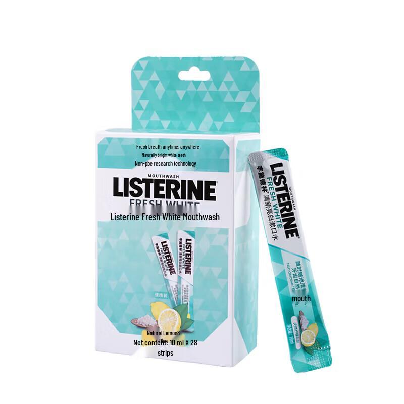 Listerine Brightening Portable Mouthwash Strips
Listerine Brightening Portable Mouthwash Strips