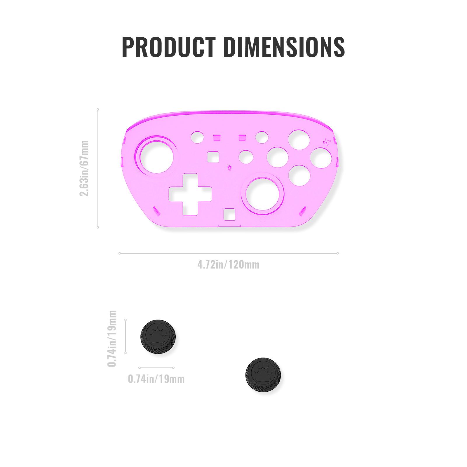 For Switch 2 Pro Game Controller Shell Controller Replacement Cover+Button Cap Game Accessories Available In Multiple Colors
For Switch 2 Pro Game Controller Shell Controller Replacement Cover+Button Cap Game Accessories Available In Multiple Colors