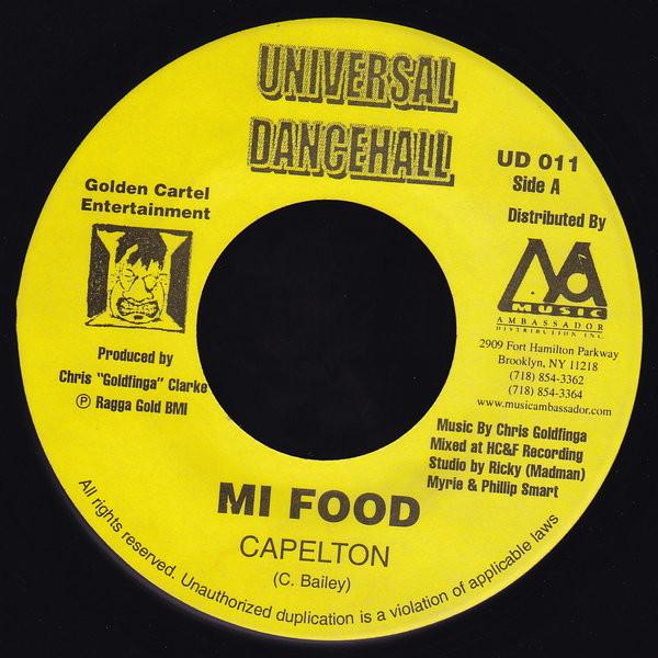 7-дюймовая пластинка CAPLETON - Mi Food UD011 Universal Dance 2000 US Регги, Ска и Даб Б/У
7-дюймовая пластинка CAPLETON - Mi Food UD011 Universal Dance 2000 US Регги, Ска и Даб Б/У