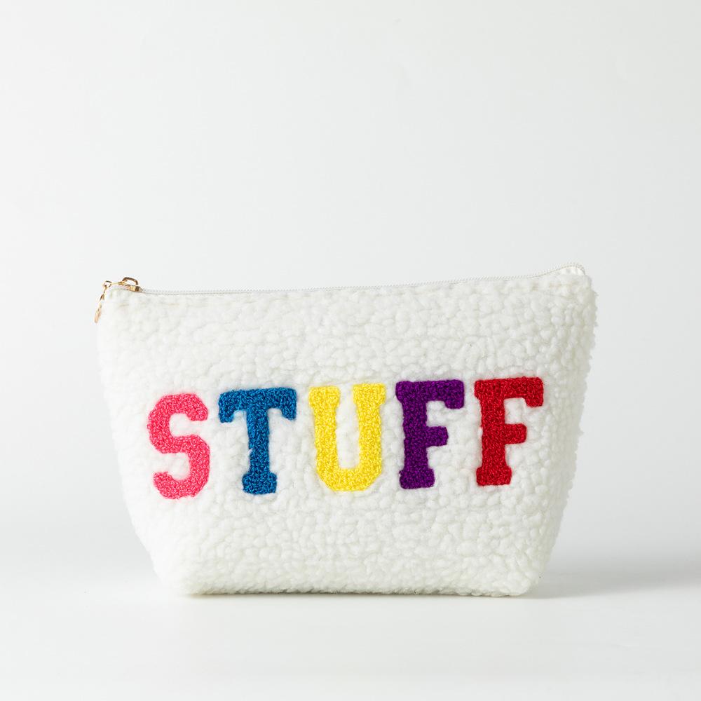 Casual Women s Plush Storage Bags Embroidered Letters Makeup Case Ladies Cosmetic Bag Toiletry Travel Female Coin Purse Handbags білий
Casual Women s Plush Storage Bags Embroidered Letters Makeup Case Ladies Cosmetic Bag Toiletry Travel Female Coin Purse Handbags білий