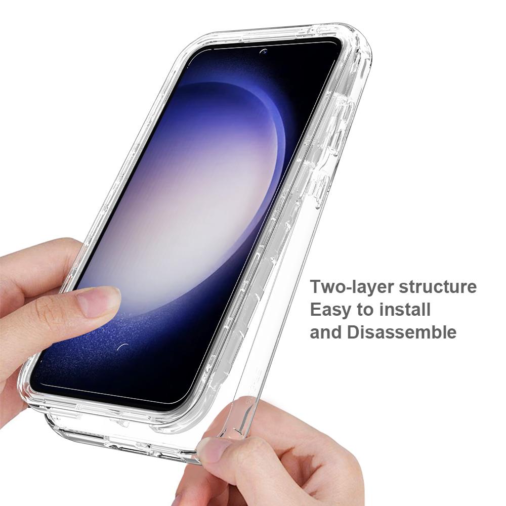 For Samsung Galaxy S24 FE Case PC+TPU Clear Phone Cover with PET Screen Film Transparent
For Samsung Galaxy S24 FE Case PC+TPU Clear Phone Cover with PET Screen Film Transparent
