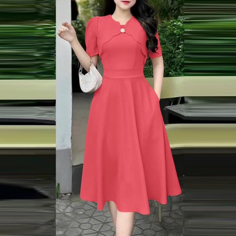 ZANZEA Женское повседневное летнее элегантное длинное платье с коротким рукавом 5XL
ZANZEA Женское повседневное летнее элегантное длинное платье с коротким рукавом 5XL