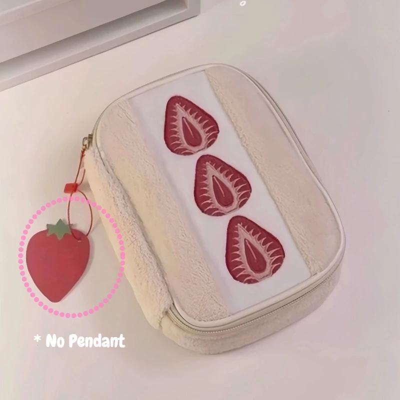 Large Capacity Multifunctional Pencil Case for Daily Use Cute Ins Plush Strawberry Stationery Storage Bag Cosmetic Pouch
Large Capacity Multifunctional Pencil Case for Daily Use Cute Ins Plush Strawberry Stationery Storage Bag Cosmetic Pouch