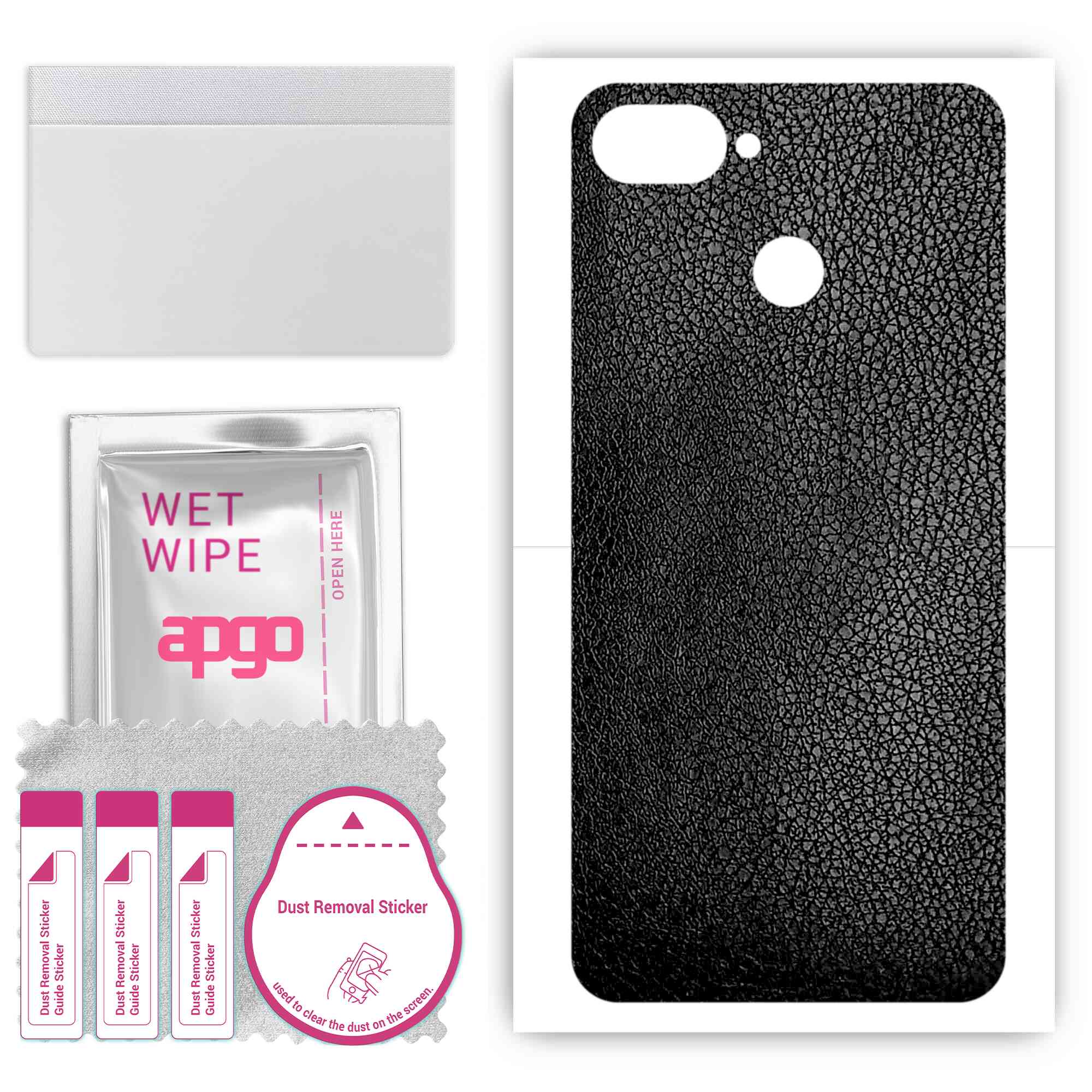 apgo Protective Skin Sticker for the back compatible with Kruger&Matz Flow 6 Lite, Wrap Film, Foil, Vinyl - Pattern Black Leather
apgo Protective Skin Sticker for the back compatible with Kruger&Matz Flow 6 Lite, Wrap Film, Foil, Vinyl - Pattern Black Leather