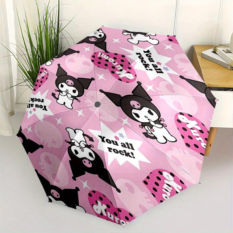 Kuromi,Cute Automatic opening and closing folding umbrella with 8 rib frame and compact travel design,perfect for all occasions | Stylish
Kuromi,Cute Automatic opening and closing folding umbrella with 8 rib frame and compact travel design,perfect for all occasions | Stylish