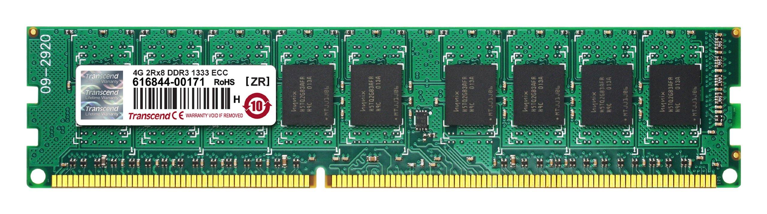Transcend Server Workstation Memory DDR3 1333 4GB 240pin ECC DIMM TS512MLK72V3N PC3-10600 1.5V
Transcend Server Workstation Memory DDR3 1333 4GB 240pin ECC DIMM TS512MLK72V3N PC3-10600 1.5V