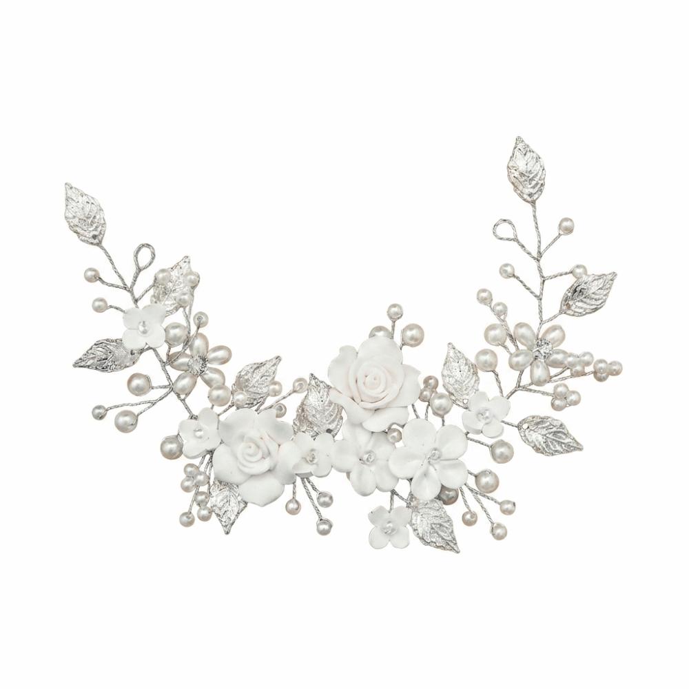 Leaf Pearl Hair Piece Ancient Style Bridal Hair Accessory Fashion Flower Wedding Hair Vine Party Polymer Clay Flower серебряный
Leaf Pearl Hair Piece Ancient Style Bridal Hair Accessory Fashion Flower Wedding Hair Vine Party Polymer Clay Flower серебряный