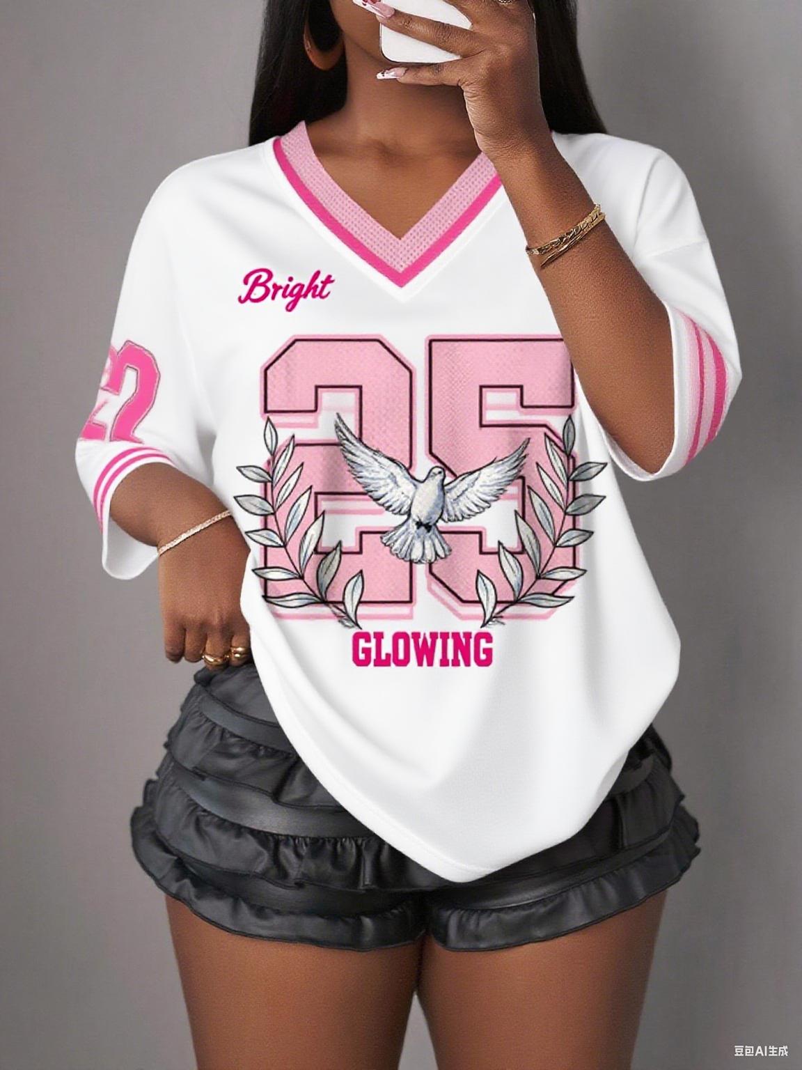 2026 New Summer Girls Women s Casual Sports Style Los Angeles Print Short Sleeve V-Neck Women s Children Men s T-shirt Tops XL
2026 New Summer Girls Women s Casual Sports Style Los Angeles Print Short Sleeve V-Neck Women s Children Men s T-shirt Tops XL